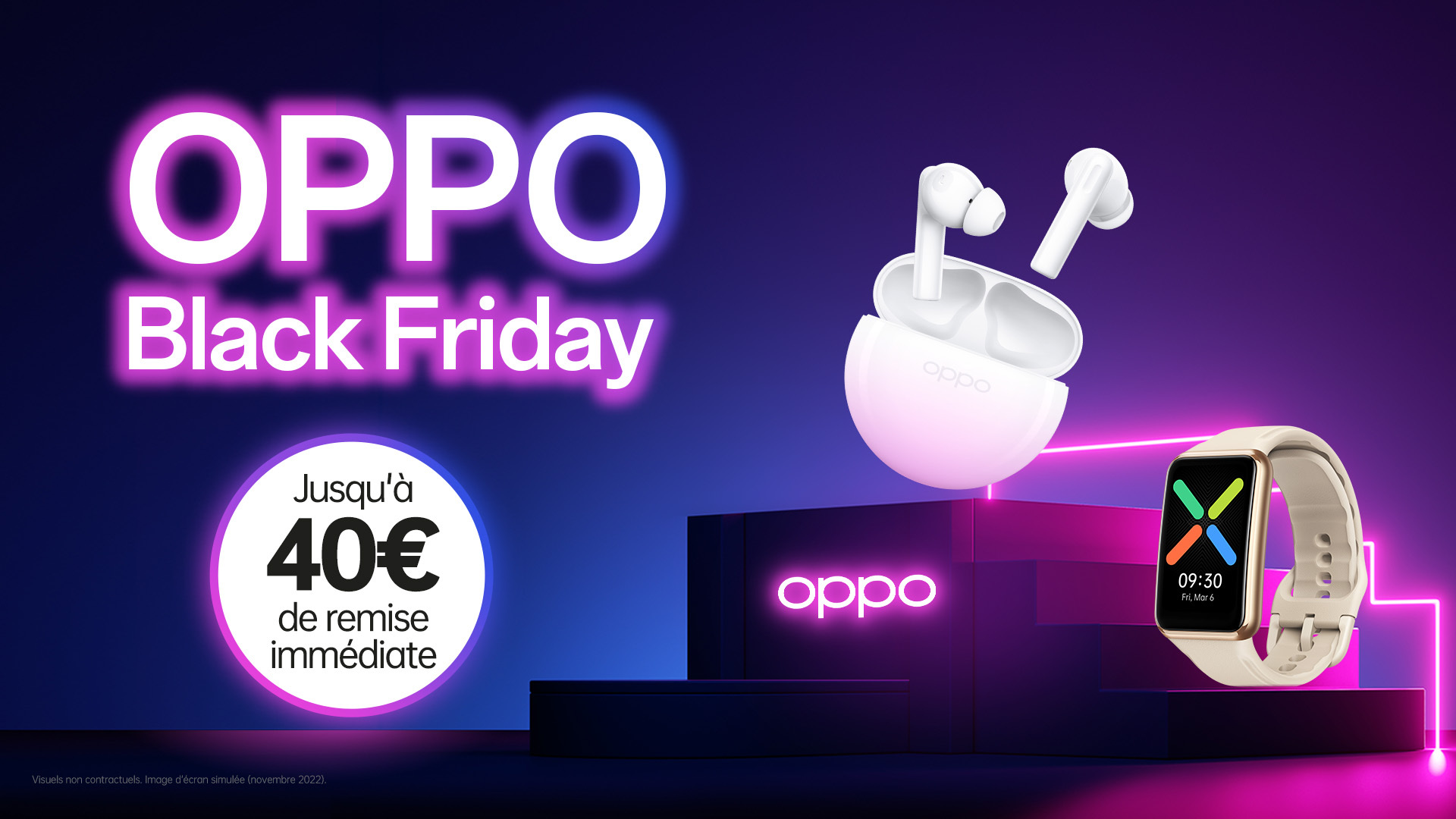 Black Friday : OPPO fait fondre le prix des montres connectées et des écouteurs
